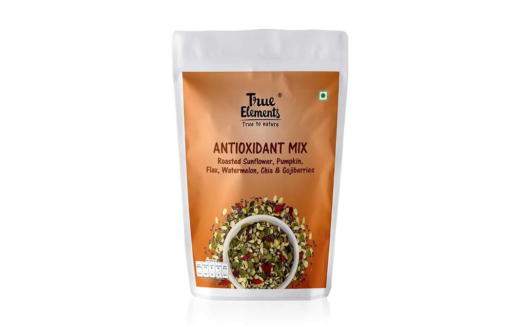 True Elements Antioxidant Mix Roasted Sunflower, Pumpkin, Flax, Watermelon, Chia & Gojiberries   Pack  250 grams